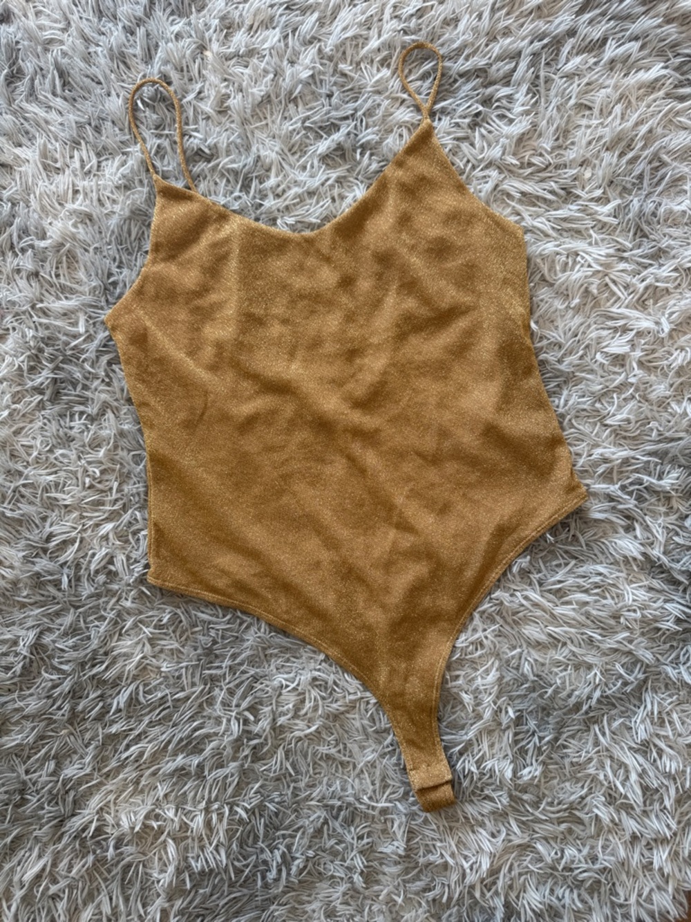 Women’s Mustard/sparkle Bodysuit
